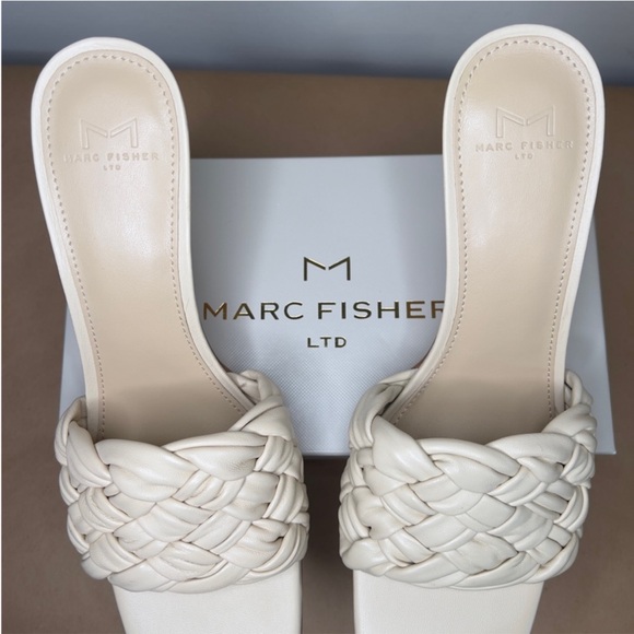 Marc Fisher LTD Draya Braided Sandal, Light Natural Leather - Picture 7 of 16